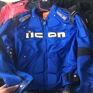 Blue Icon Timax motorcycle jacket